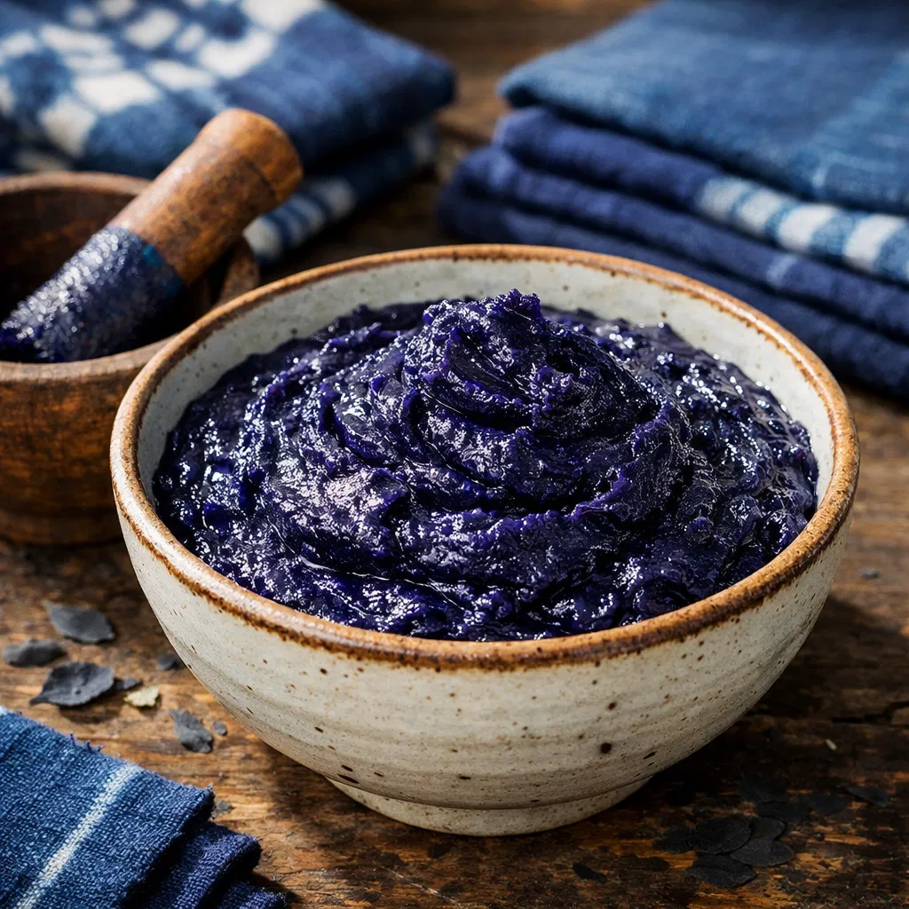 Indonesian natural indigo paste